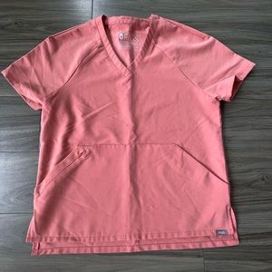 Figs Womens Batara Coral Scrub Top